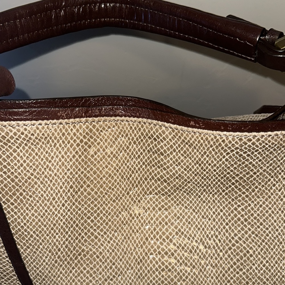 Oryany Bette Embossed Python Leather Bag. Dust Ba… - image 3